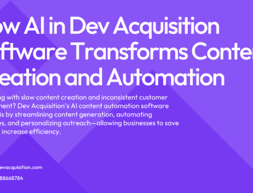 How AI in Dev Acquisition Software Transforms Content Creation and Automation